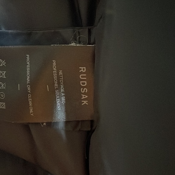 Rudsak black winter coat! Size small - Picture 7 of 7